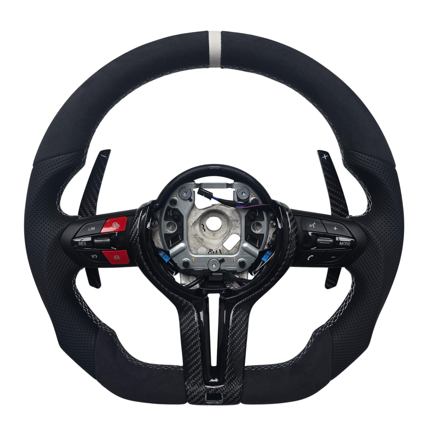BMW F-Reihe Custom Lenkrad – Alcantara, Carbon & perforiertes Leder