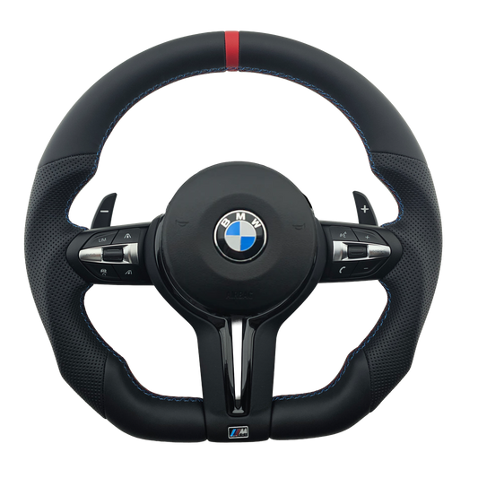 BMW Lenkrad – Vollleder mit roter 12 Uhr Markierung