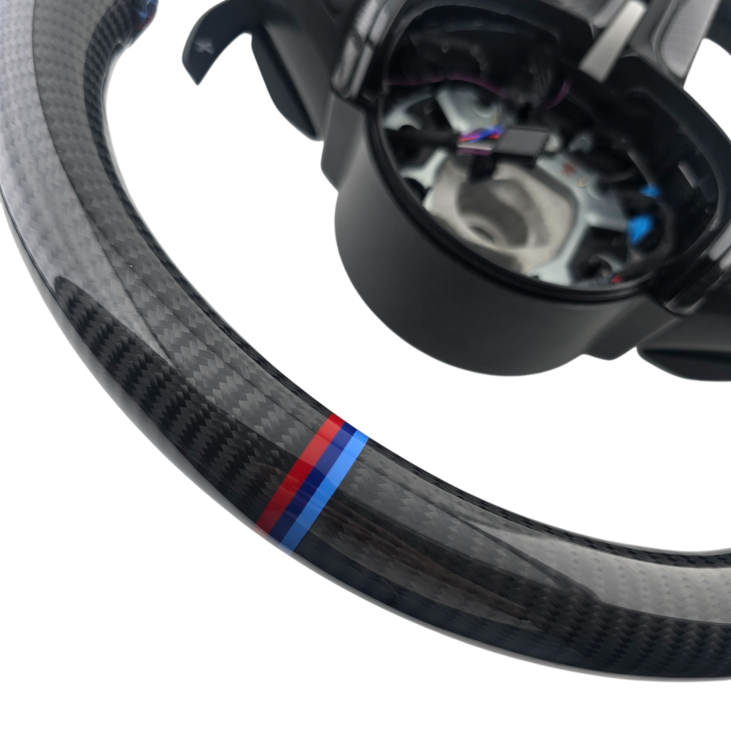 BMW F-Reihe Custom Lenkrad – Vollcarbon, perforiertes Leder