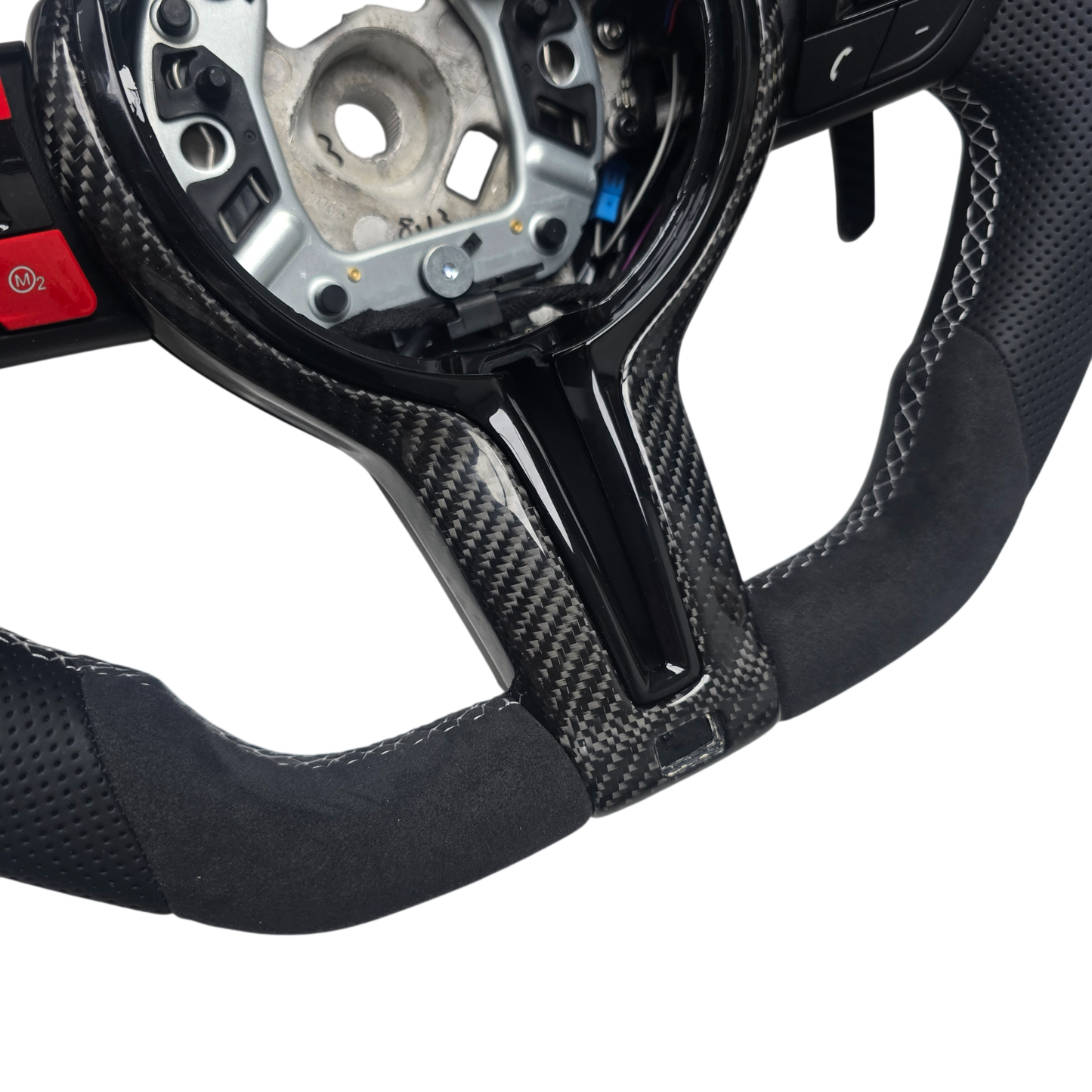 BMW F-Reihe Custom Lenkrad – Alcantara, Carbon & perforiertes Leder