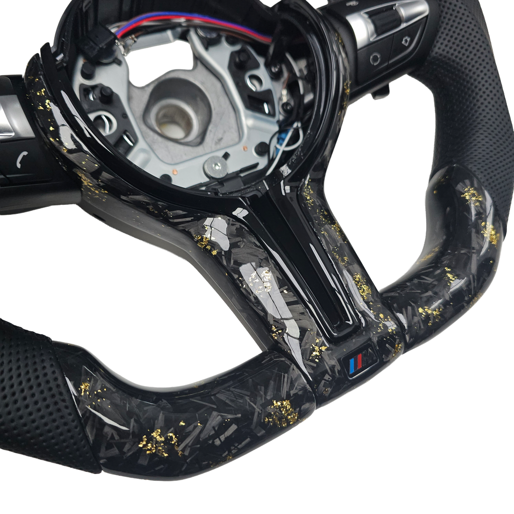 BMW F-Serie Performance Lenkrad – Forged Carbon Gold
